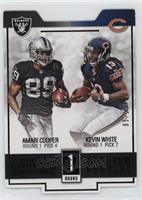 Amari Cooper, Kevin White #/10