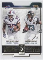 Karlos Williams, Rashad Greene #/199