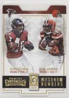 Duke Johnson, Tevin Coleman #/99