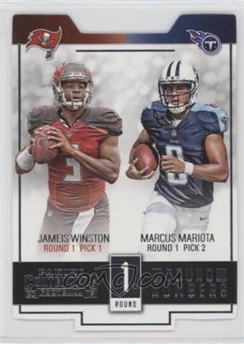 2015 Panini Contenders - Round Numbers #RN1 - Jameis Winston, Marcus Mariota