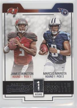 2015 Panini Contenders - Round Numbers #RN1 - Jameis Winston, Marcus Mariota