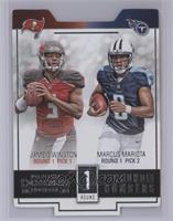 Jameis Winston, Marcus Mariota [COMC RCR Near Mint‑Mint]