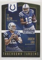 Andrew Luck, T.Y. Hilton #/99