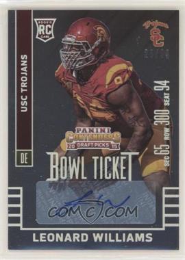 2015 Panini Contenders Draft Picks - [Base] - Bowl Ticket #151 - Autographs - Leonard Williams /99