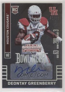 2015 Panini Contenders Draft Picks - [Base] - Bowl Ticket #166 - Autographs - Deontay Greenberry /99 [EX to NM]