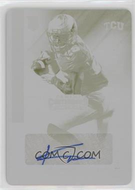 2015 Panini Contenders Draft Picks - [Base] - Printing Plate Yellow #179 - Autographs - Kevin White /1