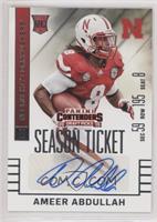 Autographs - Ameer Abdullah (SEC 59) [EX to NM]