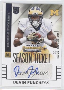 2015 Panini Contenders Draft Picks - [Base] #115.1 - Autographs - Devin Funchess (SEC 65)