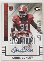 Autographs - Chris Conley (Red Jersey, SEC 63)