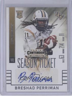 2015 Panini Contenders Draft Picks - [Base] #117.1 - Autographs - Breshad Perriman (SEC 63)