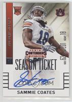 Autographs - Sammie Coates (White Jersey, SEC 62)