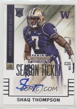 2015 Panini Contenders Draft Picks - [Base] #141.1 - Autographs - Shaq Thompson (SEC 61)