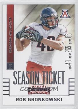 2015 Panini Contenders Draft Picks - [Base] #87 - Rob Gronkowski