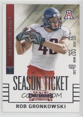 2015 Panini Contenders Draft Picks - [Base] #87 - Rob Gronkowski