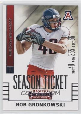 2015 Panini Contenders Draft Picks - [Base] #87 - Rob Gronkowski