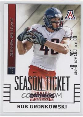 2015 Panini Contenders Draft Picks - [Base] #87 - Rob Gronkowski