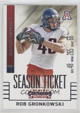 2015 Panini Contenders Draft Picks - [Base] #87 - Rob Gronkowski