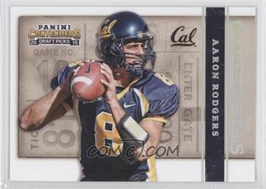 2015 Panini Contenders Draft Picks - Old School Colors #2 - Aaron Rodgers