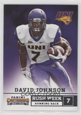 2015 Panini Contenders Draft Picks - Rush Week #16 - David Johnson