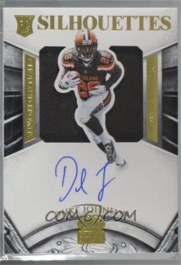 2015 Panini Crown Royale - [Base] - Gold #214 - Rookie Silhouettes - Duke Johnson /49 [Noted]