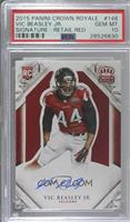 Rookie Signature - Vic Beasley Jr. [PSA 10 GEM MT] #/99