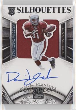 2015 Panini Crown Royale - [Base] - Signatures #209 - Rookie Silhouettes - David Johnson /299