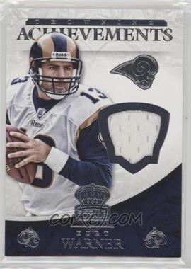 2015 Panini Crown Royale - Crowning Achievements #CA-KW - Kurt Warner /199