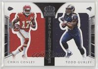 Chris Conley, Todd Gurley #/99