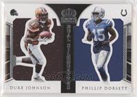 Duke Johnson, Phillip Dorsett #/99