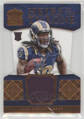 2015 Panini Crown Royale - Heirs to the Throne Die-Cuts - Bronze #HT-TG - Todd Gurley /99