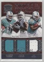 DeVante Parker, Jarvis Landry, Jay Ajayi #/99