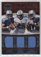 Marcus Mariota, Bishop Sankey, Dorial Green-Beckham #/99