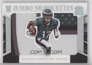 2015 Panini Crown Royale - Jumbo Silhouettes - Silver #JS-NA - Nelson Agholor /10