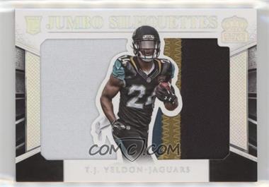 2015 Panini Crown Royale - Jumbo Silhouettes - Silver #JS-TJ - T.J. Yeldon /10