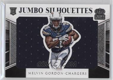 2015 Panini Crown Royale - Jumbo Silhouettes #JS-MG - Melvin Gordon /99