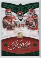 Alex Smith, Jeremy Maclin, Jamaal Charles