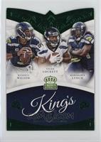 Russell Wilson, Tyler Lockett, Marshawn Lynch