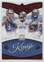 Matthew Stafford, Calvin Johnson, Ameer Abdullah