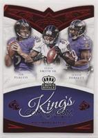 Joe Flacco, Justin Forsett, Steve Smith Sr. [EX to NM]