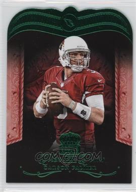 2015 Panini Crown Royale - Men at Arms Die-Cuts - Green #MA11 - Carson Palmer