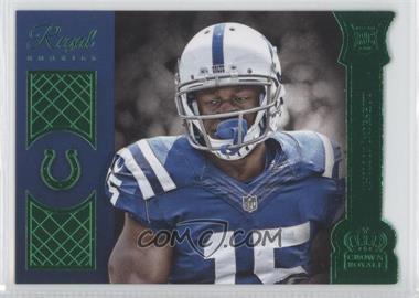 2015 Panini Crown Royale - Regal Rookies Die-Cuts - Green #RR16 - Phillip Dorsett