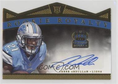 2015 Panini Crown Royale - Rookie ROYalty Signatures - Gold #RRS-AA - Ameer Abdullah /99