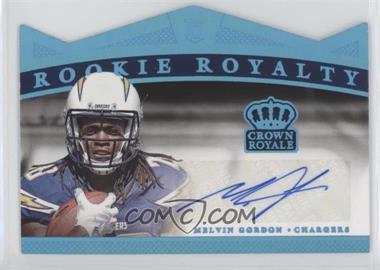 2015 Panini Crown Royale - Rookie ROYalty Signatures - Retail Emerald #RRS-MG - Melvin Gordon /1