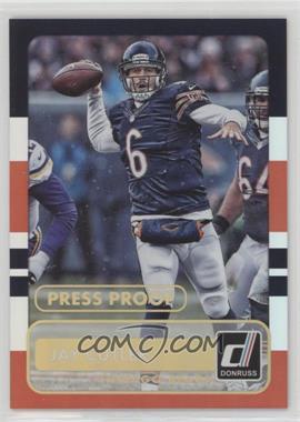 2015 Panini Donruss - [Base] - Press Proof Gold #2 - Jay Cutler /10