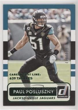 2015 Panini Donruss - [Base] - Stat Line Career #145 - Paul Posluszny /639