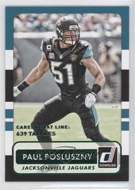 2015 Panini Donruss - [Base] - Stat Line Career #145 - Paul Posluszny /639