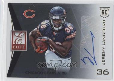 2015 Panini Donruss - Elite Rookie Signatures #ERS-JL - Jeremy Langford