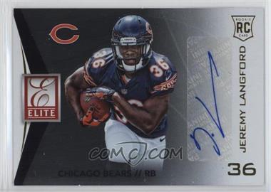 2015 Panini Donruss - Elite Rookie Signatures #ERS-JL - Jeremy Langford