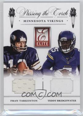 2015 Panini Donruss - Passing the Torch Memorabilia #PTM-MIN - Fran Tarkenton, Teddy Bridgewater