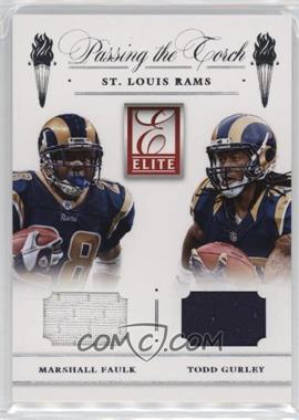 2015 Panini Donruss - Passing the Torch Memorabilia #PTM-STL - Marshall Faulk, Todd Gurley